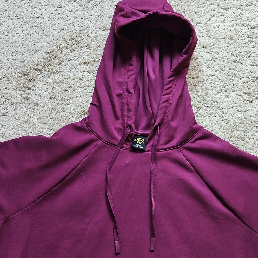 Athletic Works Maroon Hoodie, Size XL - Picture 3 of 7
